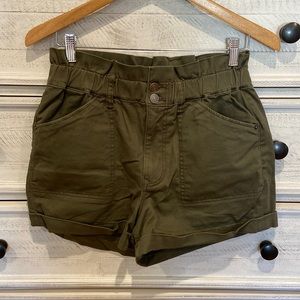 High rise shorts